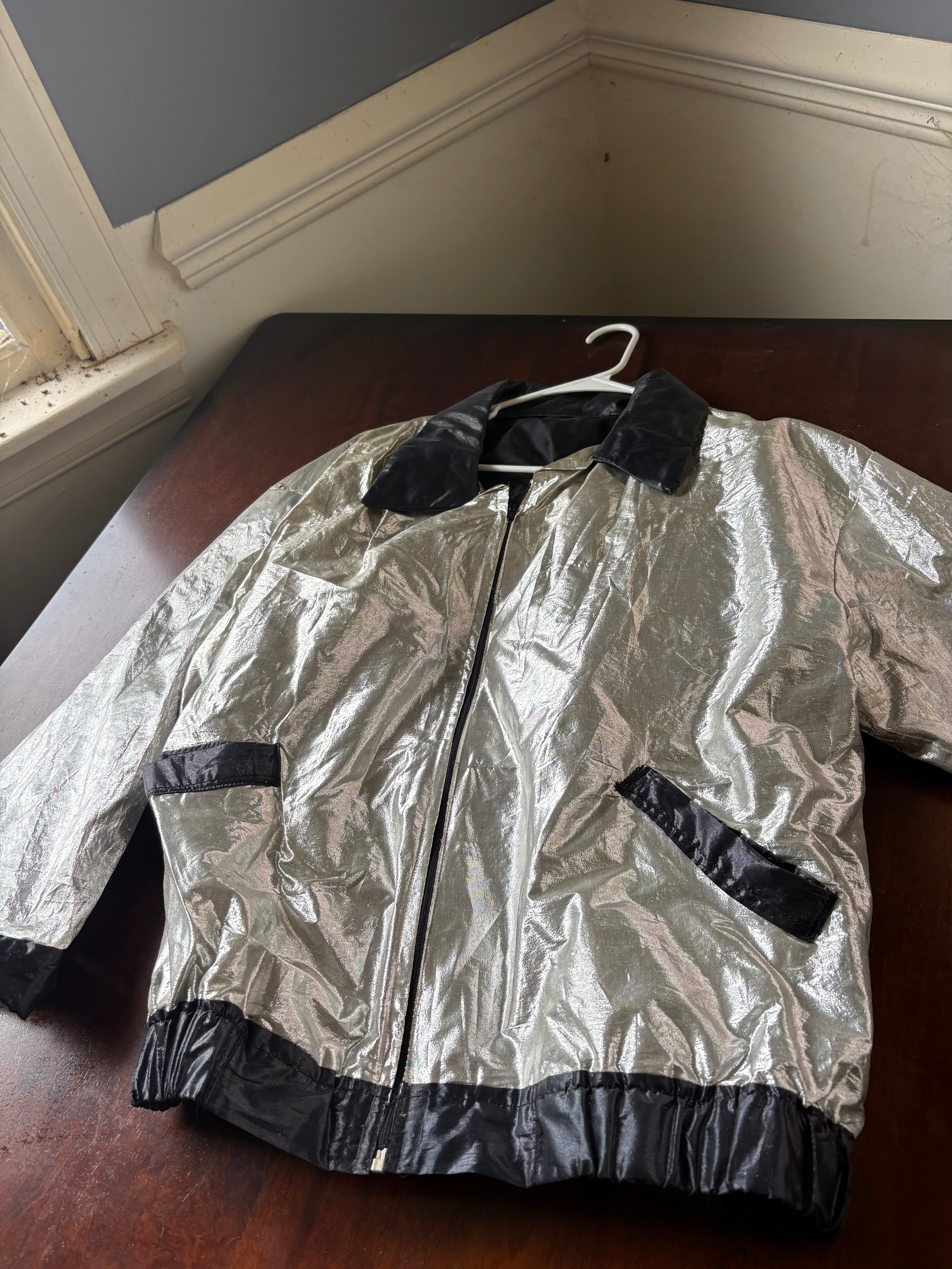 Ring worn Silver Jacket XL
